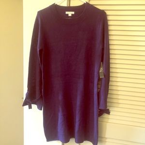 NY&Co Knee length purple dress. Size Small